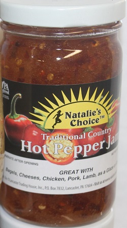 [J_311] Hot Pepper Jam Sweet & Spicy 8oz Glass Jar Just Made