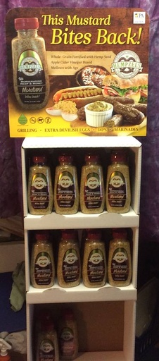 [Store Display] Mustard Display free standing Point of Purchase 36 bottles