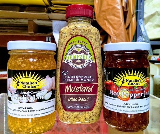 [Trio] Trio Special  Mustard, Sweet Garlic & Hot Sweet Pepper